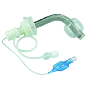 Canula traheala ranforsata metalic cu flansa reglabila balonas si linie de aspiratie Spiraflex Uni Cuff